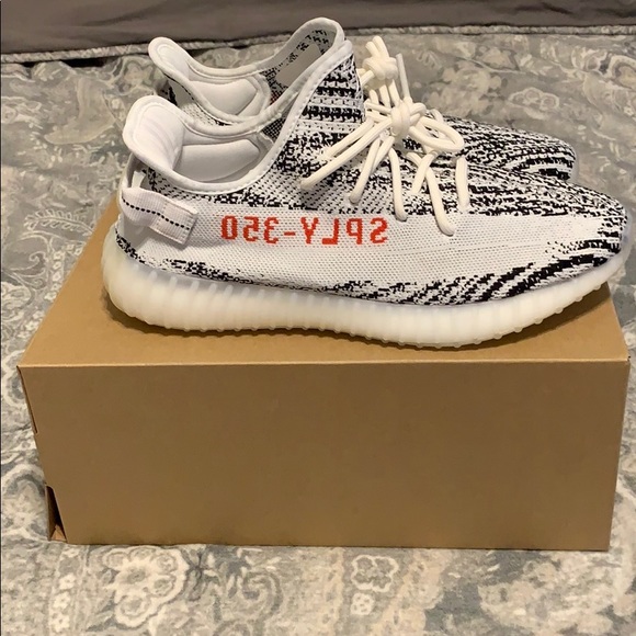 champs yeezy zebra